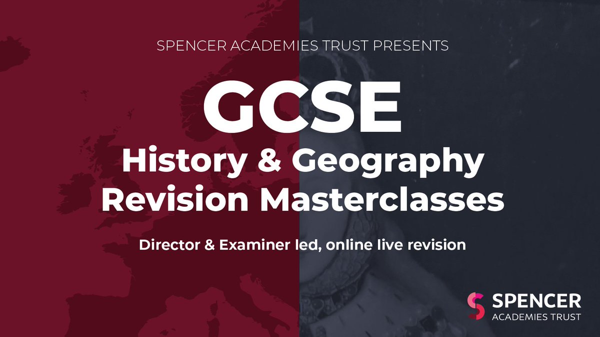 We will be hosting a series of live revision sessions throughout the exam season🙌 Save the links below to join 👇 Tuesday 14th May – 5-6pm - History Paper One - tinyurl.com/38r6hurt Thursday 16th May – 5-6pm - Geography Paper One - tinyurl.com/4zd4b4kv #GCSEs #Education