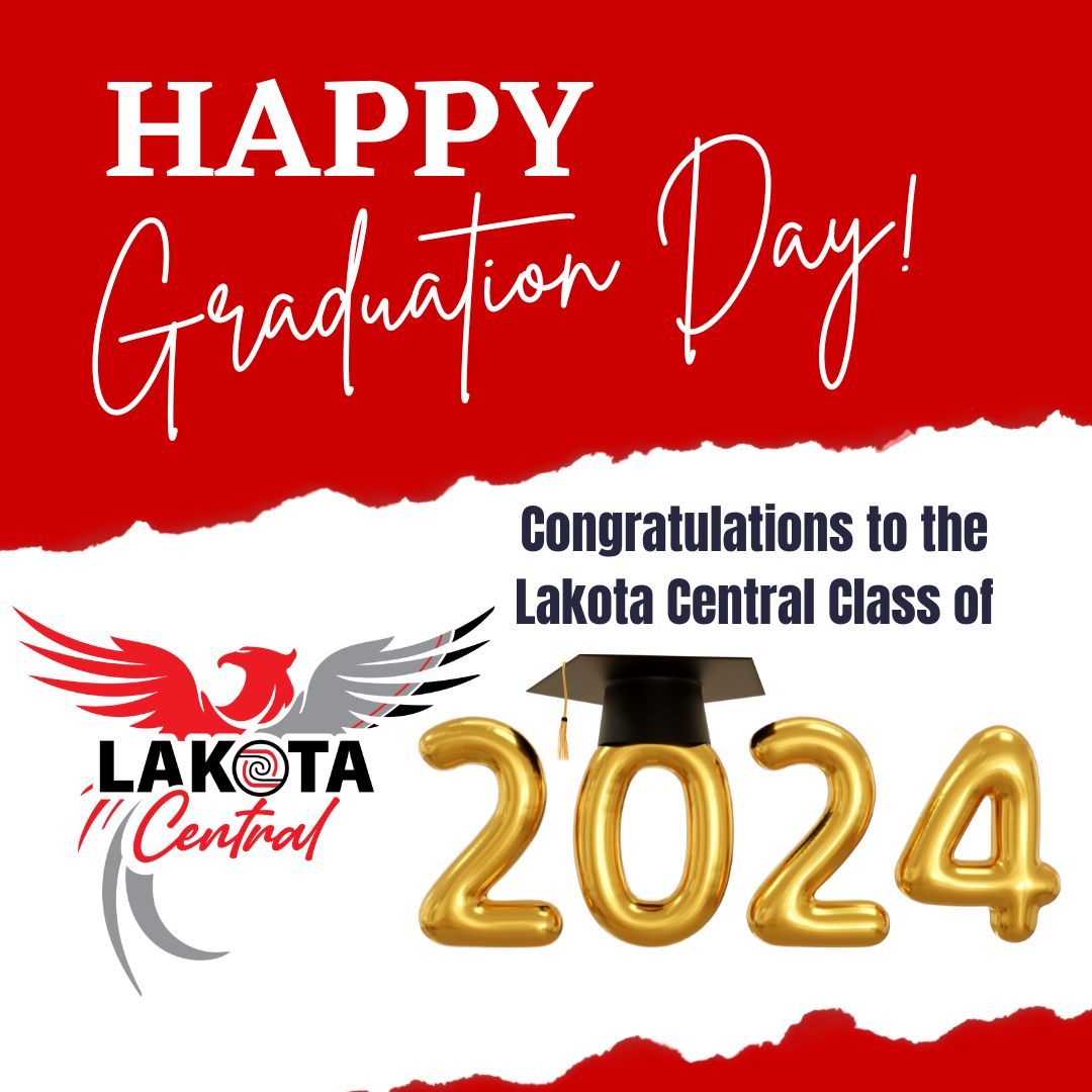 It's graduation week here at Lakota Local Schools! 🎉🎉🎉 Tonight, WE will celebrate our Lakota Central Class of 2024! 🎓️🎓️🎓️

Congratulations to our Central graduates! 👏👏👏

#WEareLakota #WEareProud #ClassOf2024