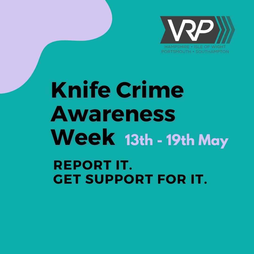 This week is knife crime awareness week- you can get involved by #reportingit and #gettingsupportforit Feel safer, report what you know anonymously via independent charity @FearlessORG Access support through Childline 0800 1111/ childline.org.uk @HantsPolice #OpSceptre