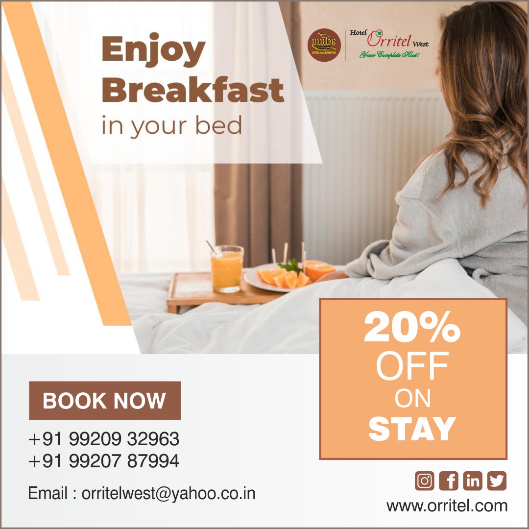 HOTEL ORRITEL WEST offers 20% OFF on Room Stays...
For Booking call : 9920787994 / 9920932963

#hotelstay #hotel #mumbai #andheri #orritelhotel #roomstay #staycation #food #foodies #familytime #vacation  #party #orritel #events #dining #longweekend #weekend #restaurant #holiday
