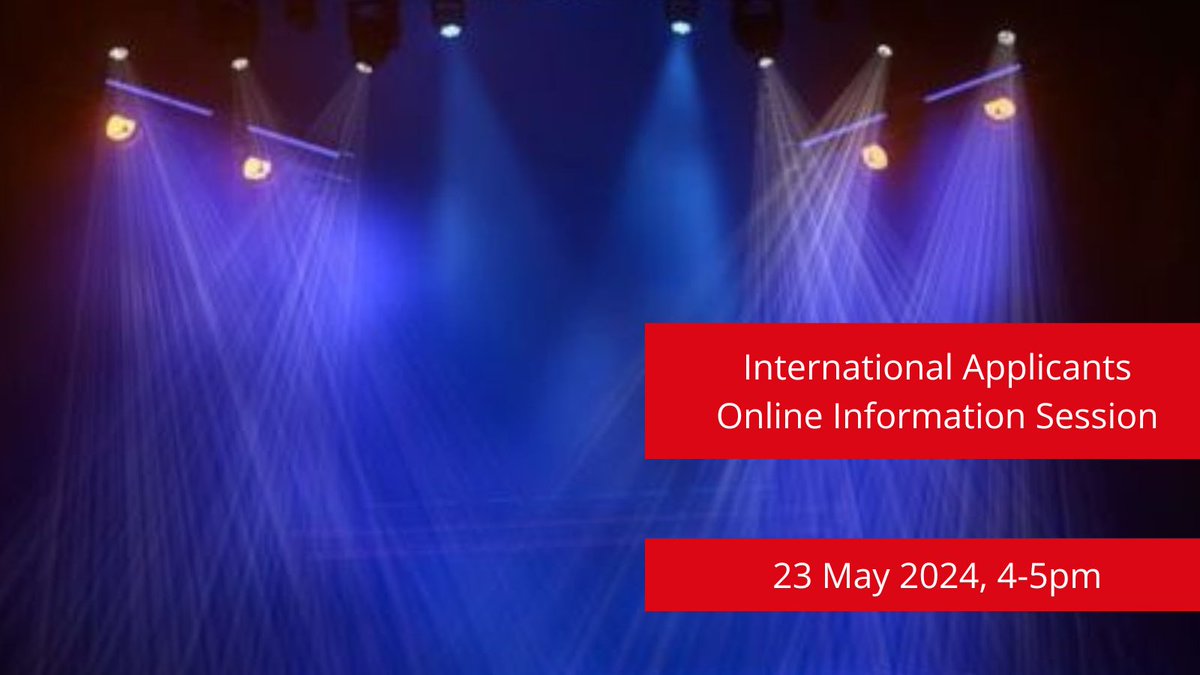 Are you an international student? Join our online information session to find out everything you need to know about applying and enrolling to study at Central. 📅Thursday 23 April, online Book: bit.ly/3wpv4lZ #InternationalStudent