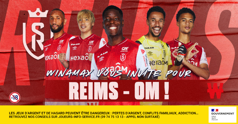 WinamaxSport's tweet photo. ⚽️ 1 lot de 2 places en salon est à gagner pour @StadeDeReims - Marseille, mercredi à 21h ! 

🎁 Pour participer : retweetez ce tweet, suivez @WinamaxSport et répondez avec votre pseudo Winamax.

👉 Tirage au sort ce soir à 20h00 !

📄 Règlement > https://t.co/wPW0ACrmqV https://t.co/vF0qnqLR9X