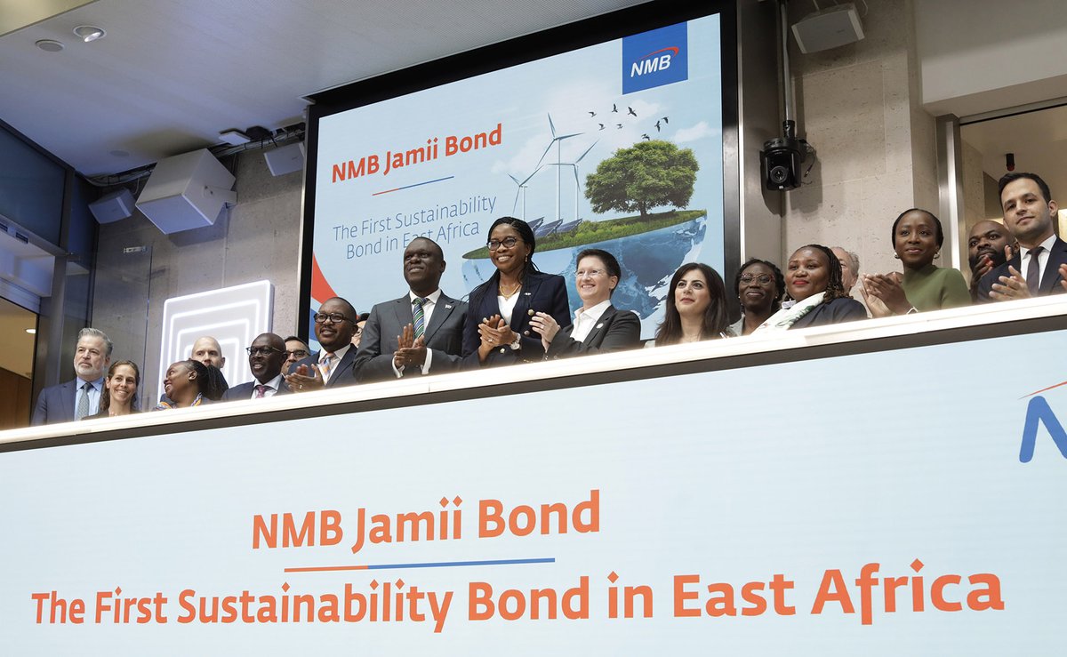 A major win for #sustainablefinance in #Africa today! The @NMBTanzania Jamii Bond, East Africa's largest-ever sustainability bond, has officially cross-listed on the @LSEplc. This marks a new era for green investment in the region.

A thread