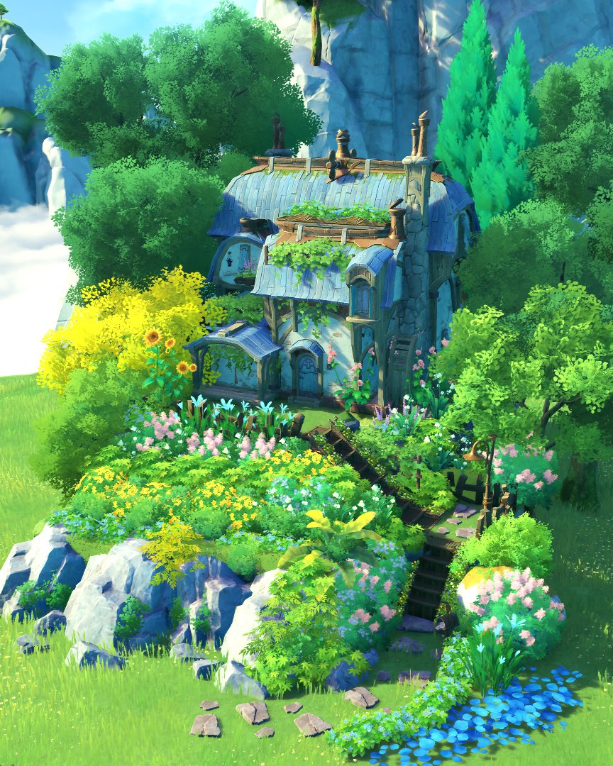 Morning glow🌻
#原神 #塵歌壺 #sereniteapot