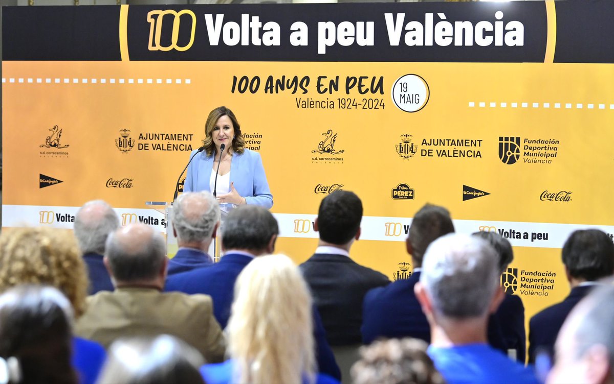 El próximo domingo más de 8.000 corredores disfrutarán celebrando el centenario de la @Voltaapeu recorriendo 6,2 km por las calles Valencia. Una carrera con fines solidarios y que lleva años como referente popular del running en nuestra ciudad. #100anys #VoltaAPeu #MadeToRun