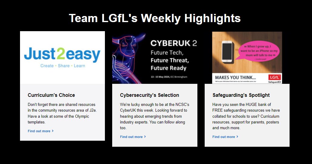 See what's hot with @LGfL's teams at lgfl.net/home/news! Follow the link to join @CYBERUKevents virtually for their Cyberuk event to discover emerging trends from #cybersecurity experts. For those attending our @lgflcybercloud team will see you there!