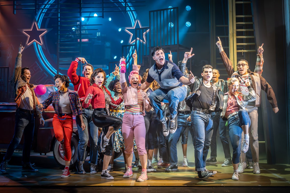 Our cast's energy levels are off 💥 the 💥 charts 💥 #GreaseIsTheWord
