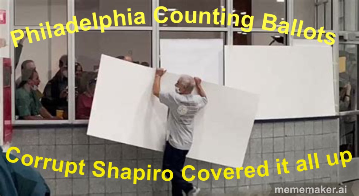 Pennsylvania voters will not forget that regardless of what @GovernorShapiro says about the election being the most secure it most certainly wasn’t. Does this look secure to you 👇🏻