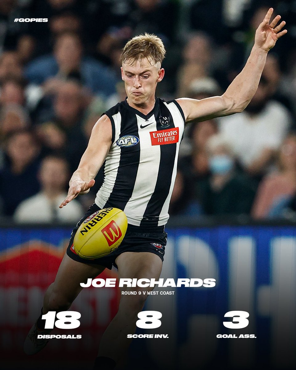 Joe Richards looked the part on AFL debut! 👏👏