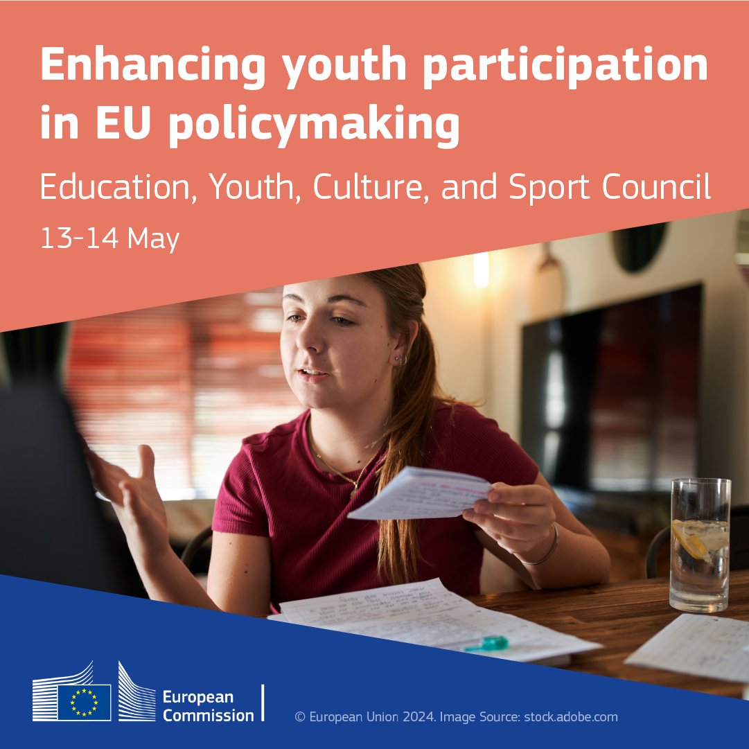 #EUelections are crucial for our democracy. At the Youth @EUCouncil today, we are discussing how young people can shape 🇪🇺's future. So it's heartening to see that two thirds of young Europeans intend to vote, according to the latest Eurobarometer 👉 europa.eu/!XPtmnC