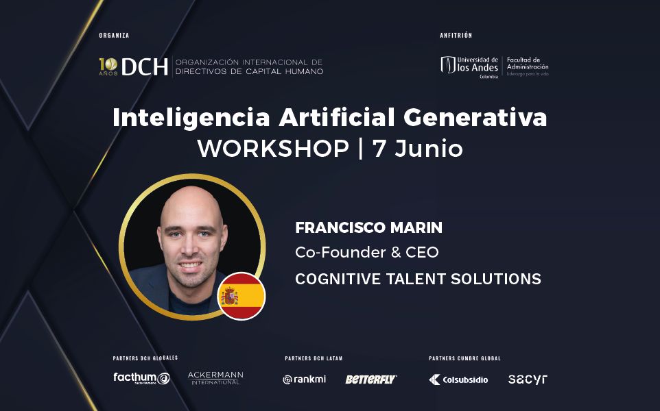 Don't miss our workshop on June 7th about the cutting-edge applications of Generative AI in HR, with a special focus on Organizational Network Analysis (ONA).

Sign up now: lnkd.in/dQCjFCgP

#ONA #OrganizationalNetworkAnalysis #PeopleAnalytics #GenerativeAI #FutureOfWork