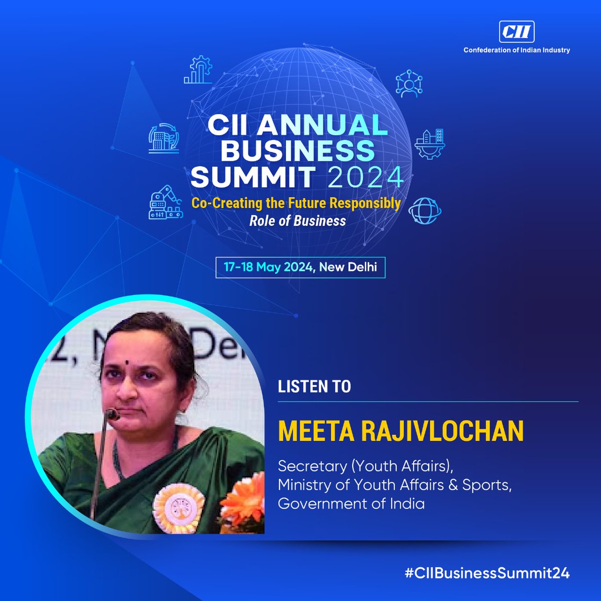 Listen to @meetarajiv, Secretary (Youth Affairs), @YASMinistry, Government of India share deep insights at the CII Annual Business Summit 2024. Join the discussion as top experts and thought leaders deliberate on India's journey towards development and economic prosperity.