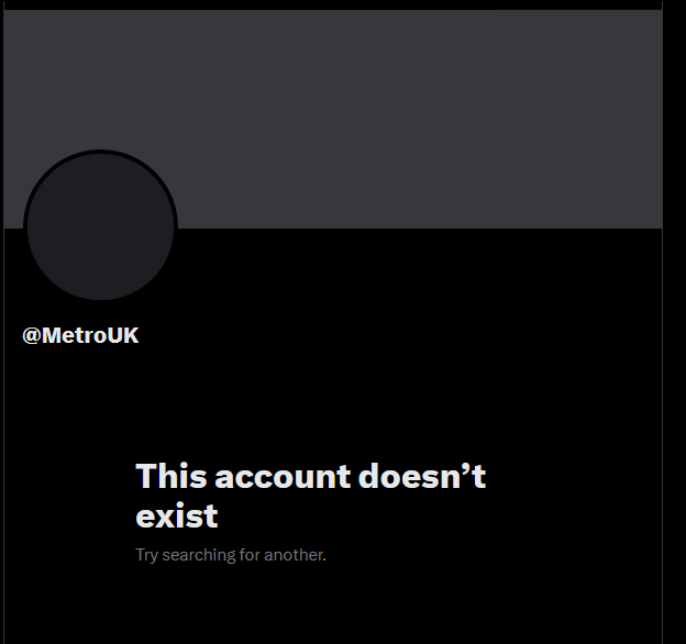 Ooooooh! What's happened to Metro?
🤔