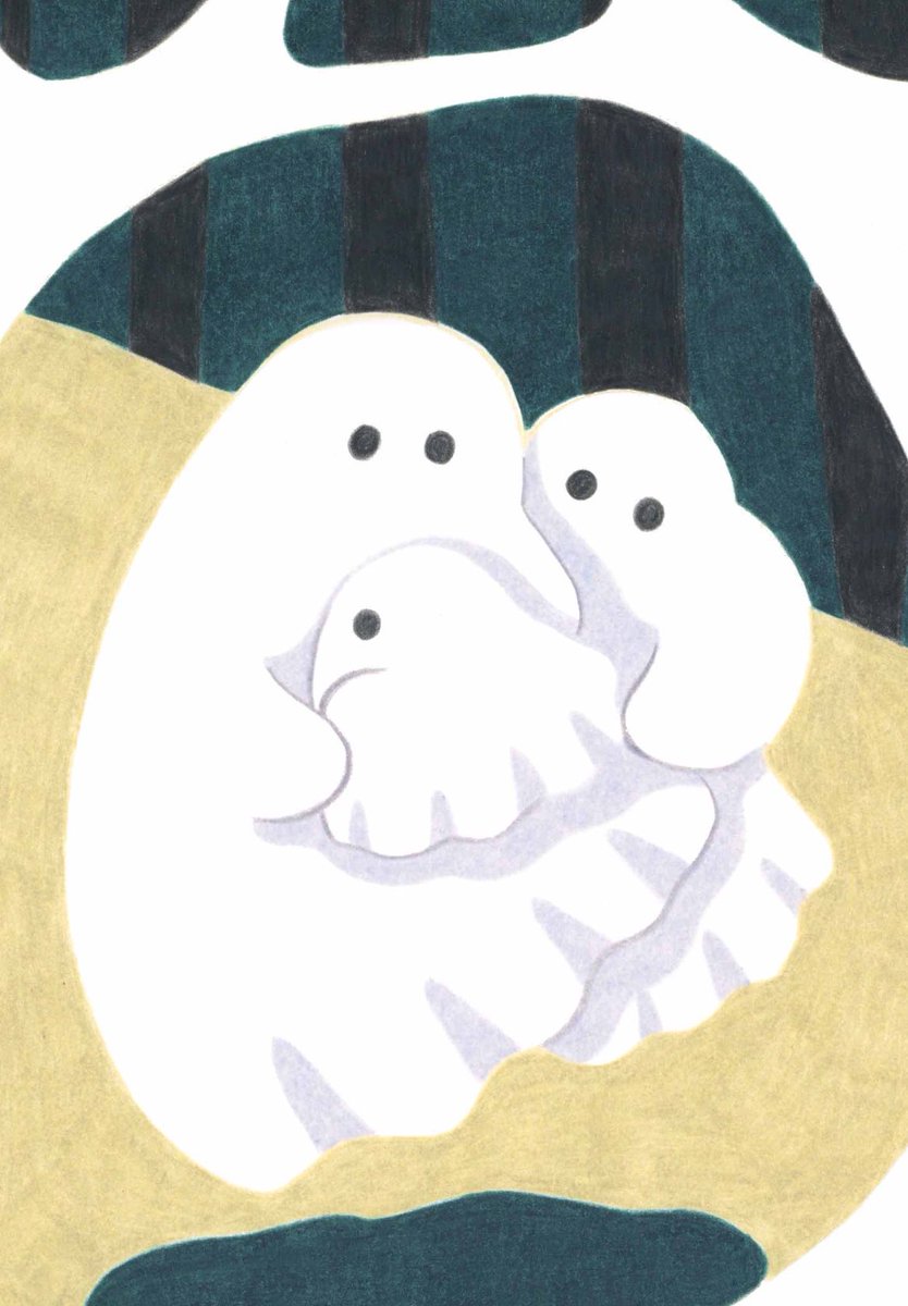 Art For Animals⑨
おばけのかぞくも描いてみました✌️ 