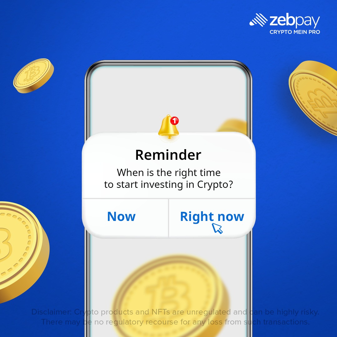 zebpay's tweet photo. New week, new opportunities!
Stay informed and make informed trades with ZebPay's market analysis tools at your fingertips.
Trade now - https://t.co/tge6MP4RZz
#CryptoMeinPro #ZebPay #MondayMotivation #CryptoPacks #CryptoTrading #CryptoInvestor #StartTrading https://t.co/ZVoj4RJTUY