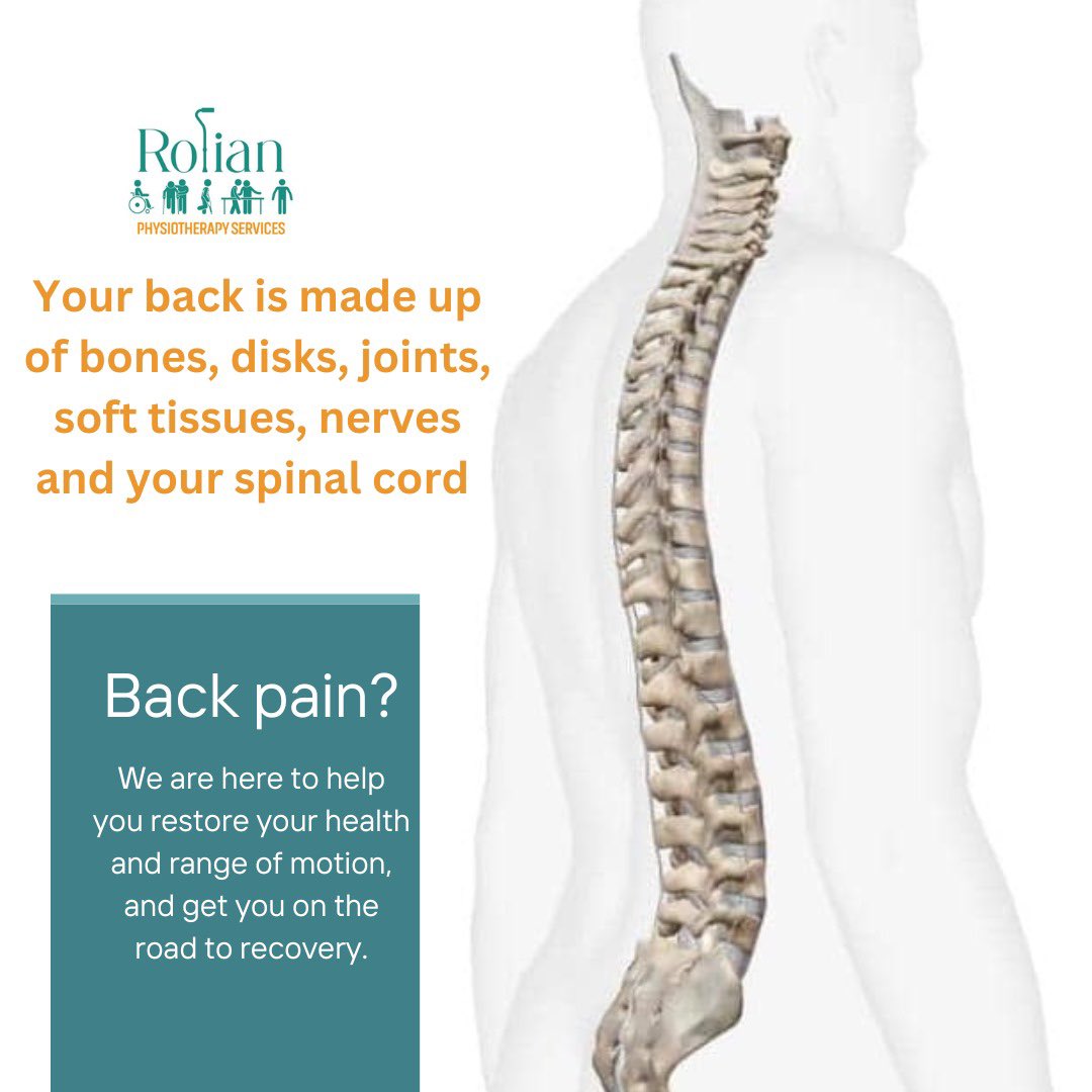 Back pain slowing you down? 

Physiotherapy can be your backbone to recovery! Say goodbye to discomfort and hello to relief. 

#Physiotherapy 
#BackPain 
#Health