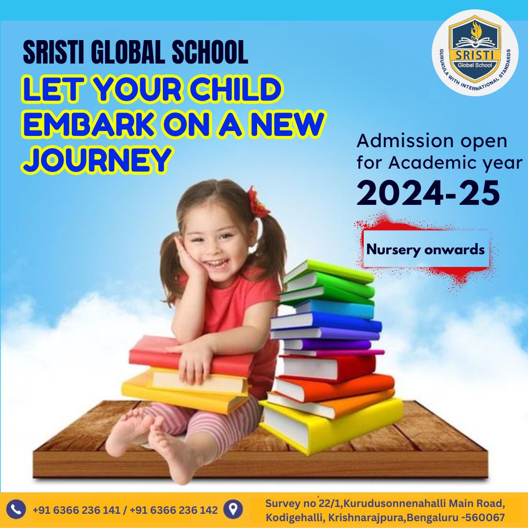 Join us at Sristi Global School for the Academic year 2024-25! 📚
Admission now open!🌟

#sristiglobalschool #academicyear2024 #admissionsopen #educationforall #schooladmissions #learningjourney #schoolcommunity #joinusnow #educationalopportunity
