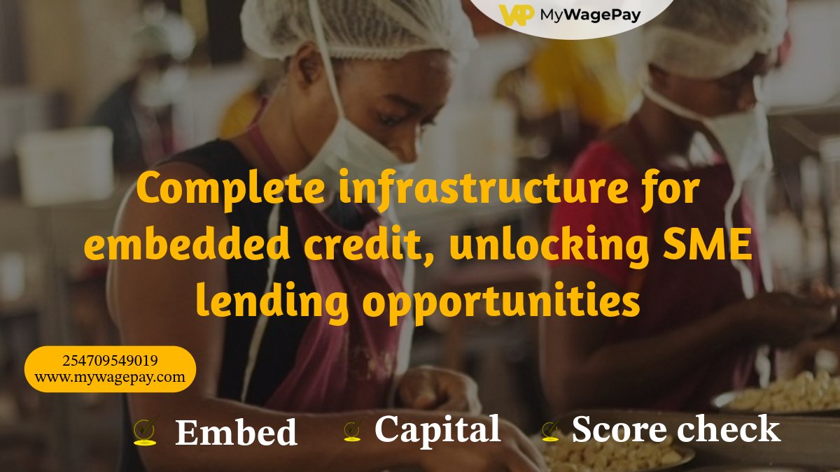 By providing accessible financing, we're not just opening doors for SMEs; we're offering them the key to unlock growth and prosperity.

#SMEfinance #financialinclusion #businessgrowth #Mywagepay

linkedin.com/feed/update/ur…