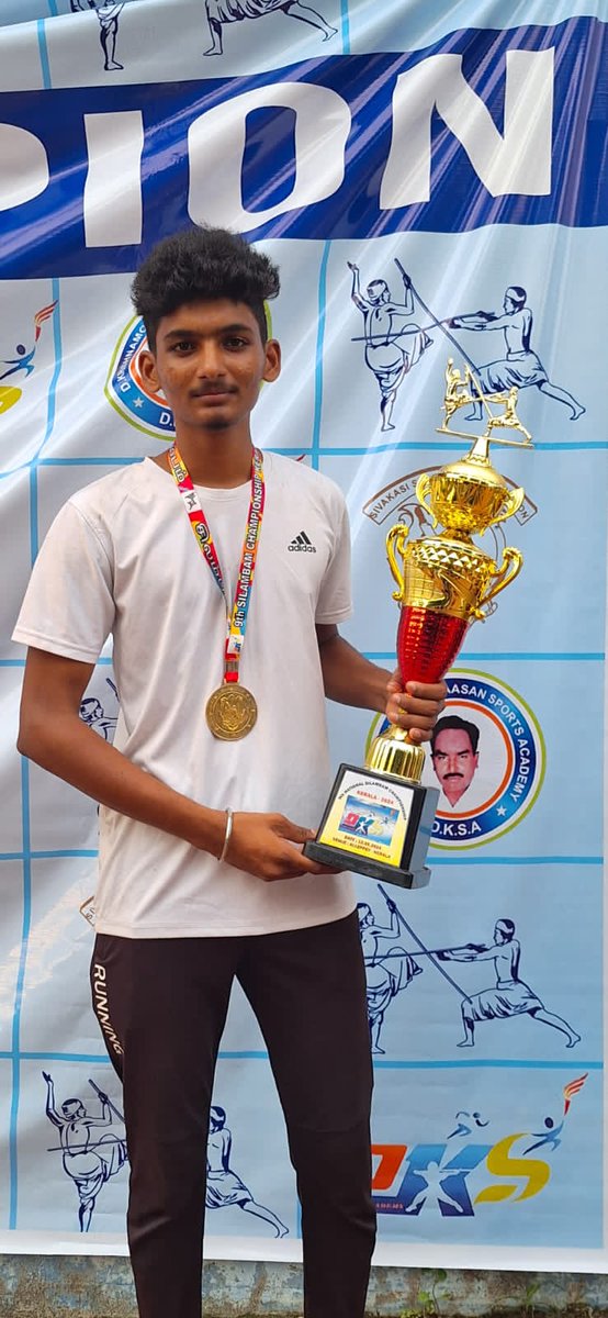 Congrats 👏 👏 👏  Muhesh R, II year EEE, NEC, has won 1st Prize in Single & Double Stick Rotation in  the 9th National Level Silambam Championship organized by DKS Sports Academy, Alappuzha, Kerala.
@NECKVP
#ThinkEEEthinkNEC #necplacement #NECAlumni  #achivement #sport #silambam