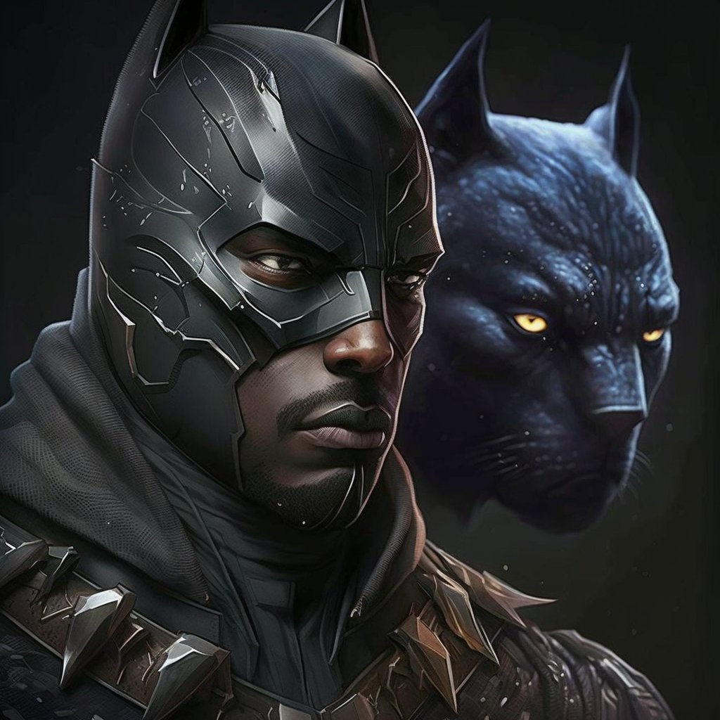 Black Panther x Batman AI

#BlackPanther #blackpantheredit #batman #DC #dccomics #dcuniverse #dcmultiverse #ai #aiart #aiartcommunity #aiartist #aiartwork #aiartoftiktok #marvel #marvelcomics #marvelmovies #marveluniverse #marvelstudios #mcu #mcuedit #comic #comics #foryou