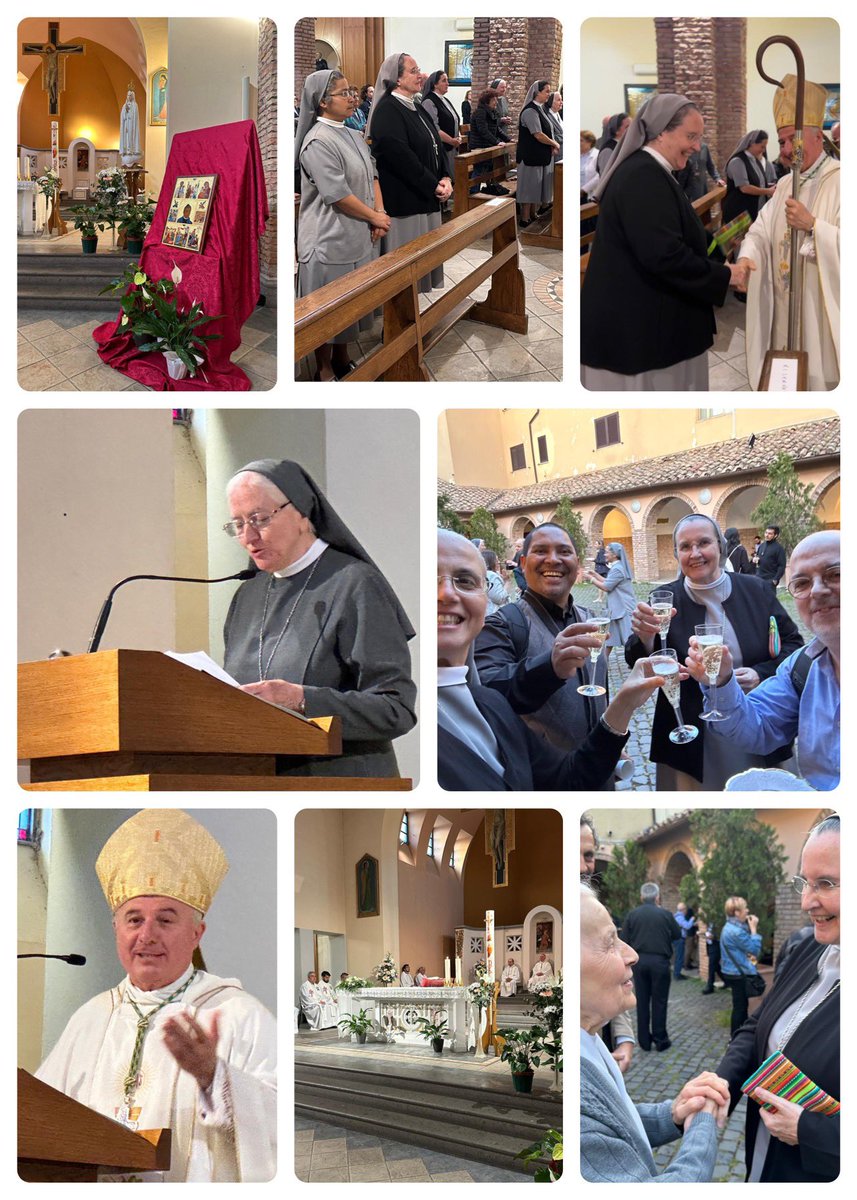 MHSFNazaret's tweet photo. Celebramos con gozo en Roma los 150 años de la Congregación. Fiesta solemne de acogida y familiaridad #NazaretFamilia https://t.co/ztpVLDEKLh