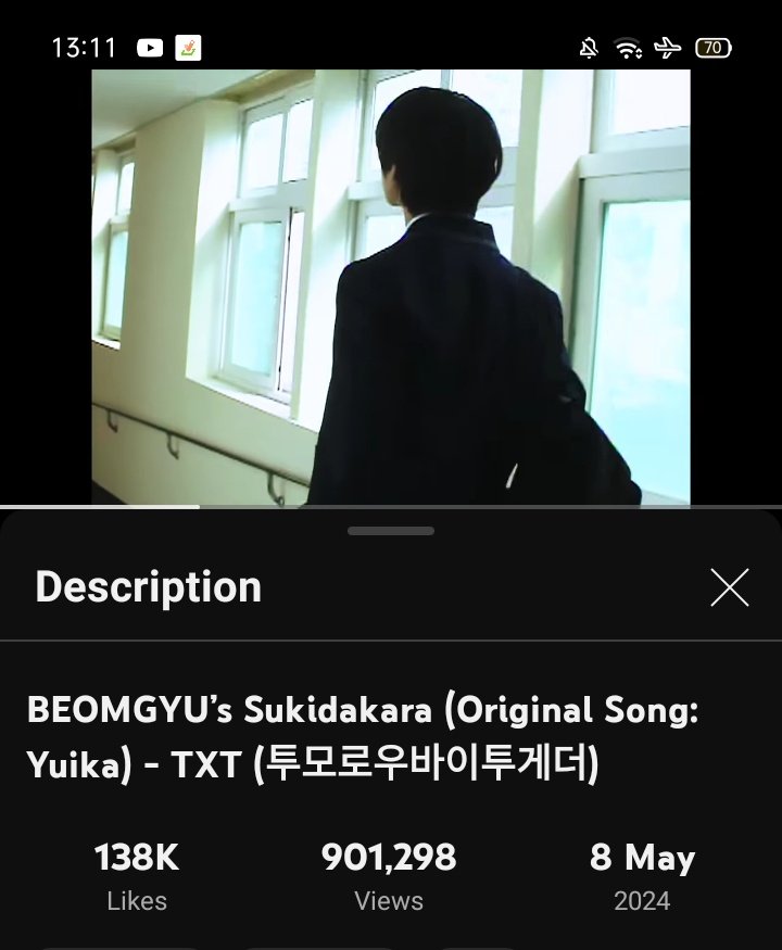 Happy 900k views for Beomgyu's Sukidakara. Let's get 1M views soon, he worked so hard preparing this gift for MOA 🧸🌸

🔗youtu.be/p_KgZkvdFYk?si…

BEOMGYU SUKIDAKARA COVER
#BecauseILoveGYU 
MOAのヒーロー、ボムギュ
#BEOMGYU @TXT_members