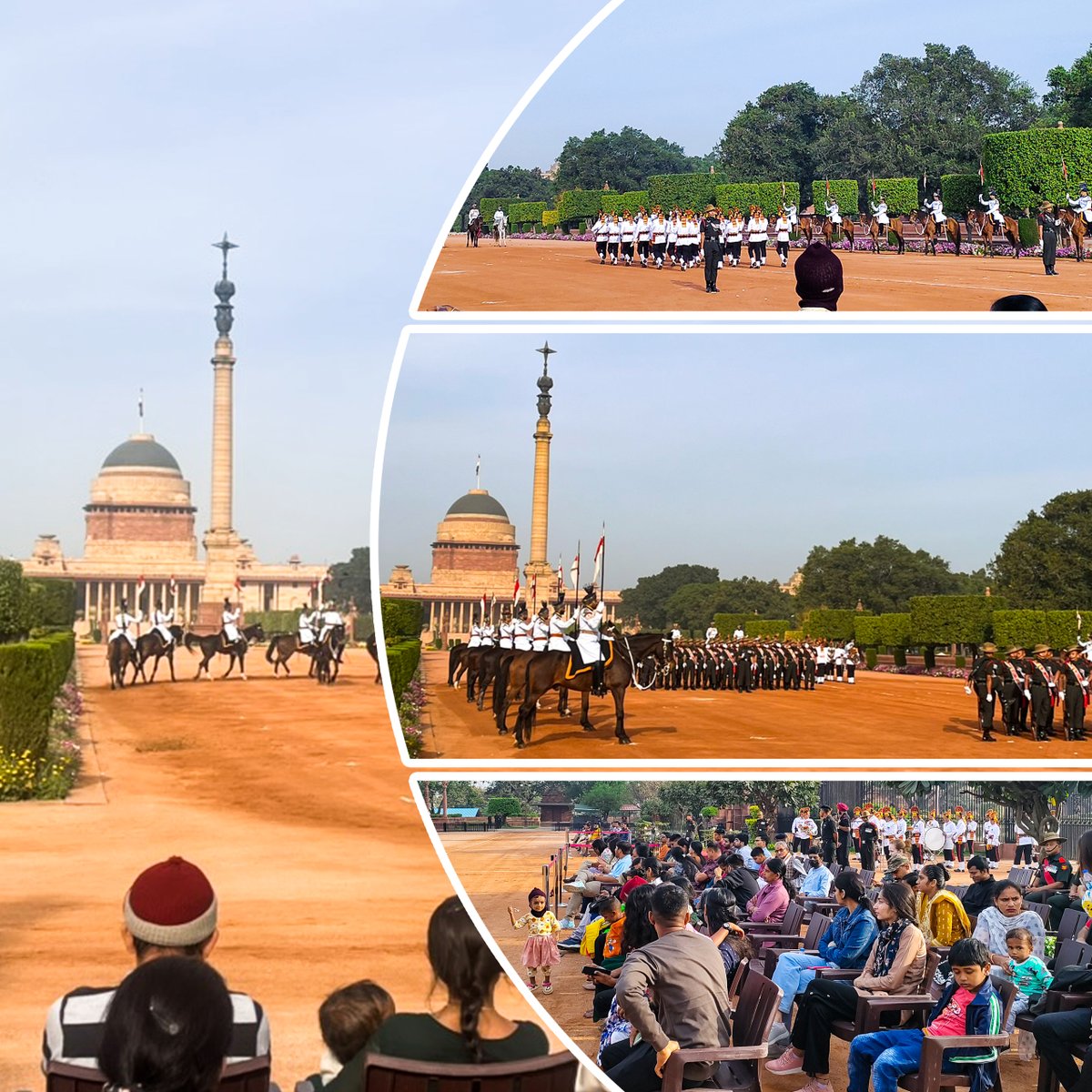 Did You Know?
The Change of Guard Ceremony occurs at the Forecourt of Rashtrapati Bhavan, so it's easier for people to come and experience it.

Experience the Change of Guard Ceremony through a link rb.nic.in/rbvisit/rbvisi…

#Delhi #doyouknow #RashtrapatiBhavan #ChangeOfGuard