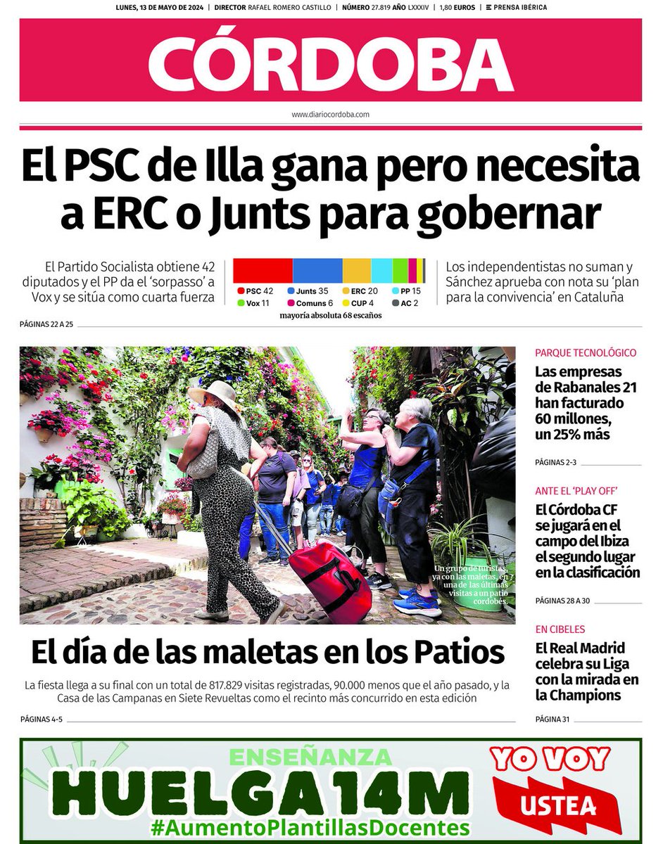 📰 EN PORTADA / Así viene la prensa en el día de hoy 👇