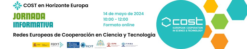 FICYT's tweet image. 📢 No te pierdas la jornada sobre &quot;Redes europeas de Cooperación en Ciencia y Tecnología. COST en #HorizonteEuropa&quot; Descubre las reglas de participación en el programa de financiación #COSTActions 
ficyt.es/progeur/jornad… 
 Fecha: 14 de mayo, 10:00h. 🕙
