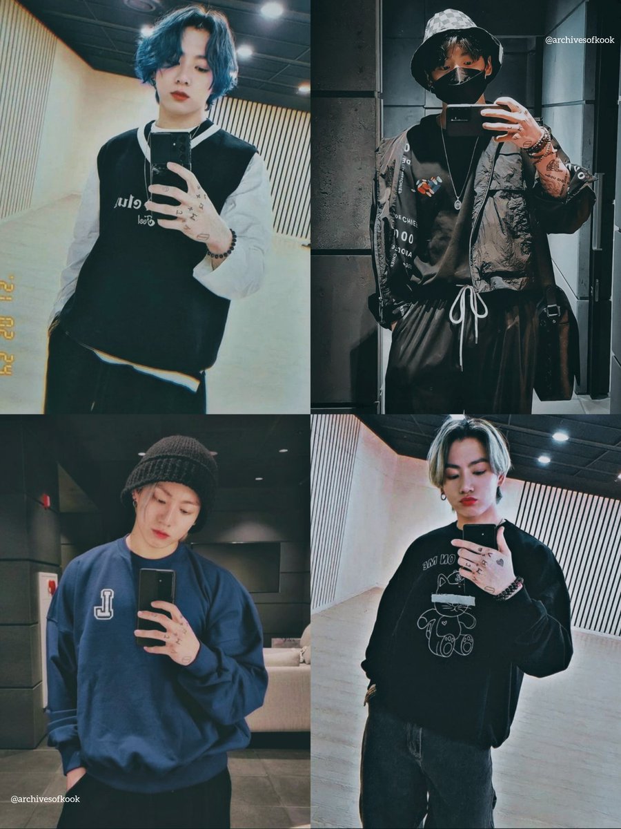 jungkook’s mirror selfies