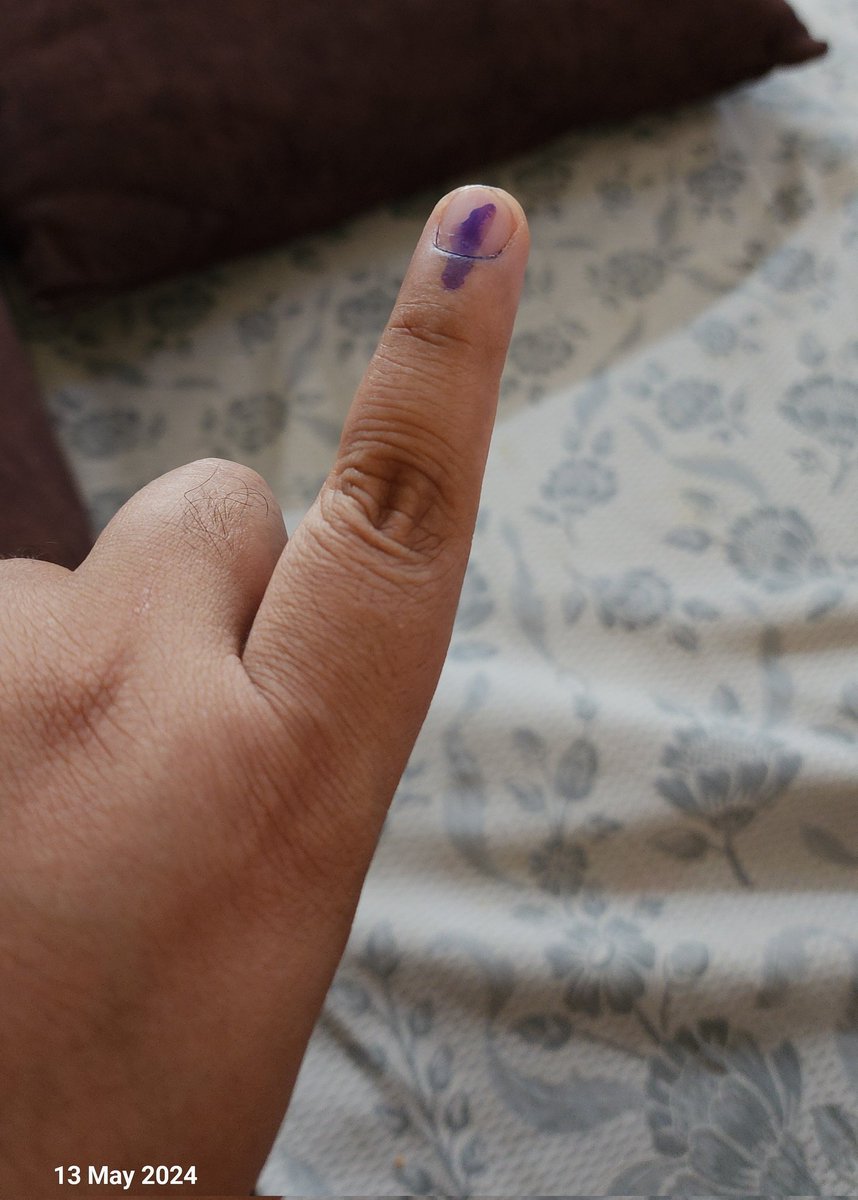 Ungli ka sahi istemal kar liya, I voted. How about you? #LokSabaElections2024 #ElectionDay