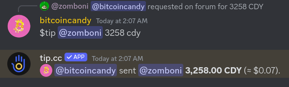 Proof of last payment from forum.bitcoinbookmarks.com 

You can easy earn CDY at Bitcoin Candy Forum and directly withdraw all coins to tipcc or other wallet. <a href="/BitcoinCandyCDY/">Bitcoin Candy Official</a> #Altcoins #Altcoinseason2024 #altcoins2024 #earnings #earnmoney #money