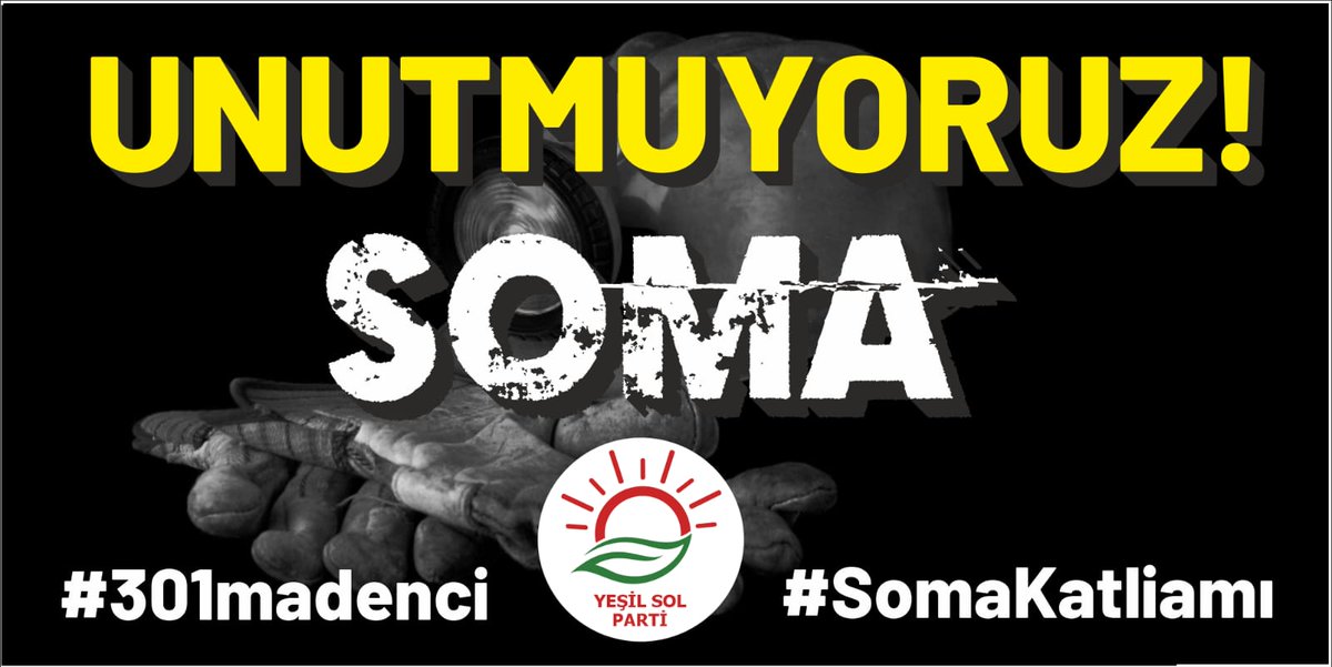 10 yıl önce Soma’da yaşanan şey kaza değil, sermayenin çıkarlarını gözeten sistemin işlediği bir cinayettir. 10 yıldır #Soma Cinayeti ‘faili meçhul’ hale getirilmek isteniyor. #Hukuk işletilmiyor, suçlular korunuyor, adalet arayanlar tekme tokat dövülerek susturulmak isteniyor,