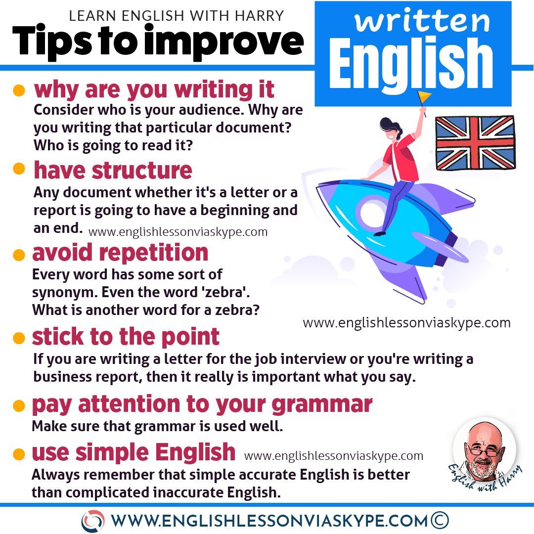 Helpful tips to improve your written English. Click the link to learn more tips ➡ bit.ly/3P5WaTF #LearnEnglish #ingles #inglesonline #IELTS #englishlearnig #TOEFL #vocabulary @englishvskype