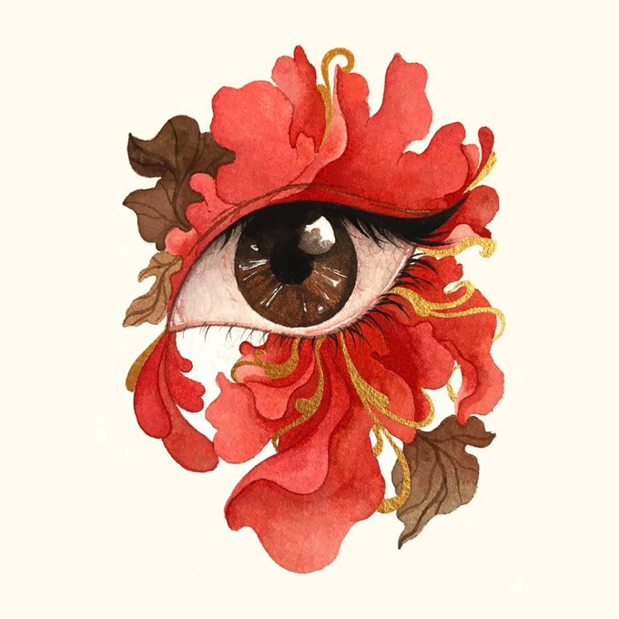 「leaf red flower」 illustration images(Latest)