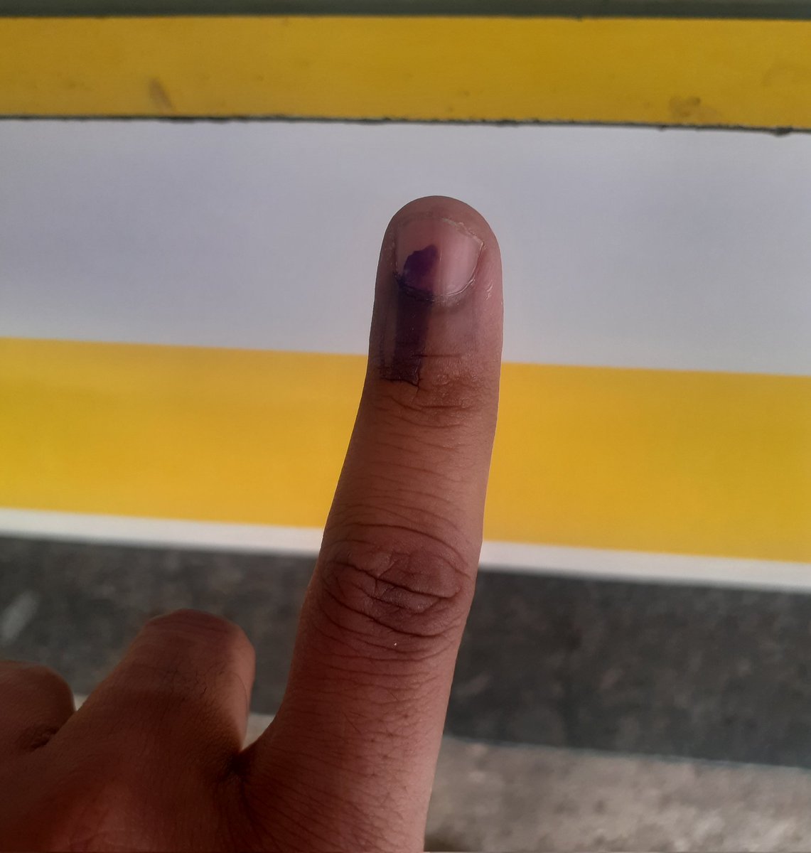 Voted for #NewIndia. Voted for #IndiaFirst.