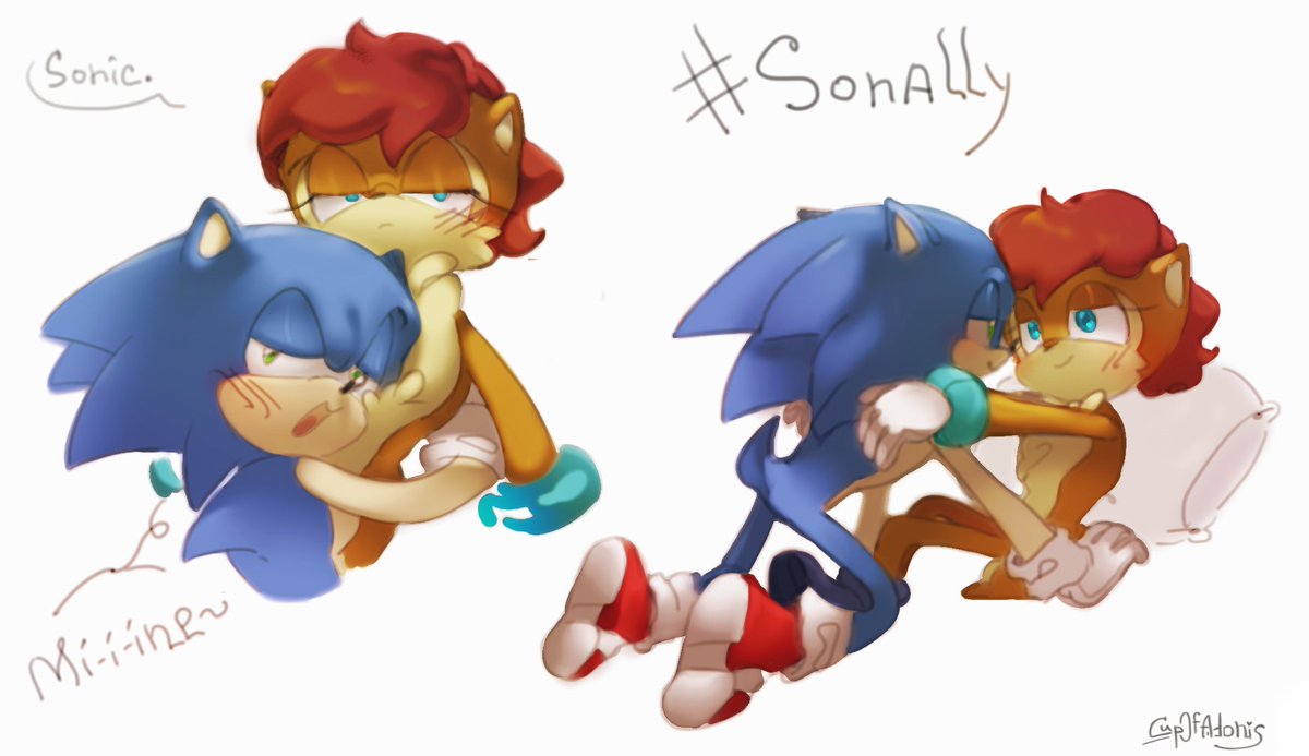 Fluffy 
#Sonic #SonicSally #SallyAcorn #Sonally