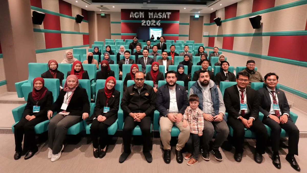 📌 We attended the general assembly of the Malaysian Students' Union (MASAT). Before the general assembly. MASAT management visited President Mr. Ibrahim Beşinci.