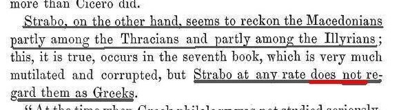 Ich verwette meinen makedonischen Hintern darauf, dass die Strabo im Leben nie gelesen hat!