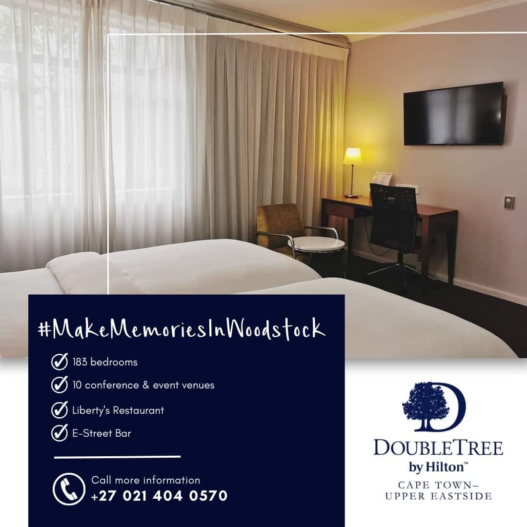 DoubleTreeCPT's tweet photo. From cozy evenings in bed to adventures in the city, Woodstock beckons you to #MakeMemoriesInWoodstock.
#hotel #wearedoubletree #teamdoubletree #woodstock #capetown #southafrica #accommodation #bleisure #businesstravel #leisuretravel #conferencing #events https://t.co/BuDfcj5Pql