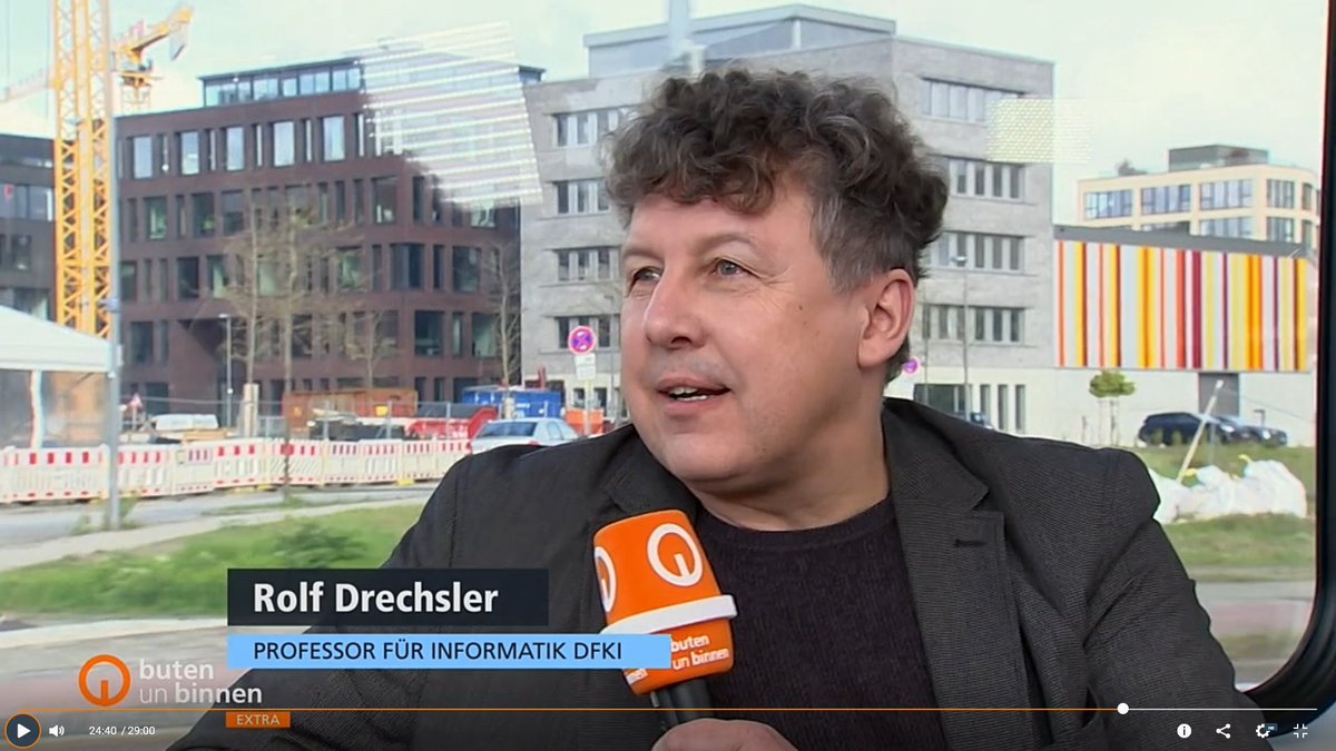 Rolf Drechsler (@rolf_drechsler) on Twitter photo Interview in der Straßenbahn von #butenunbinnen (ab 23:20min) zu #Fachkräftemangel und #KI - Sendung jetzt #online butenunbinnen.de/videos/sendung…
<a href="/DFKI/">DFKI</a> <a href="/agra_uni_bremen/">AGRA Uni Bremen</a> <a href="/DSC_unibremen/">Data Science Center (@dsc_bremen@wisskomm.social)</a> <a href="/elibbremen/">SuUB Bremen 🏳️🌈</a> @SASJI_HB #Bremen #KünstlicheIntelligenz #Fachkräfte #Arbeit Interview in der Straßenbahn von #butenunbinnen (ab 23:20min) zu #Fachkräftemangel und #KI - Sendung jetzt #online butenunbinnen.de/videos/sendung…
<a href="/DFKI/">DFKI</a> <a href="/agra_uni_bremen/">AGRA Uni Bremen</a> <a href="/DSC_unibremen/">Data Science Center (@dsc_bremen@wisskomm.social)</a> <a href="/elibbremen/">SuUB Bremen 🏳️🌈</a> @SASJI_HB #Bremen #KünstlicheIntelligenz #Fachkräfte #Arbeit