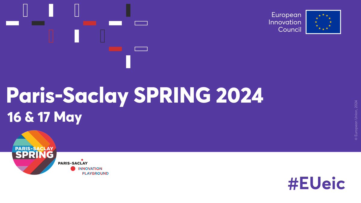 Congratulations to Brite Solar, Circu Li-ion, Dynamic Air Cooling and KASI Technologies for being selected to showcase at #ParisSaclaySPRING! 🏆 The #EUeic is delivering a keynote speech and hosting 4️⃣ EIC #innovators in a dedicated booth at this year’s edition of the event⚡🔬
