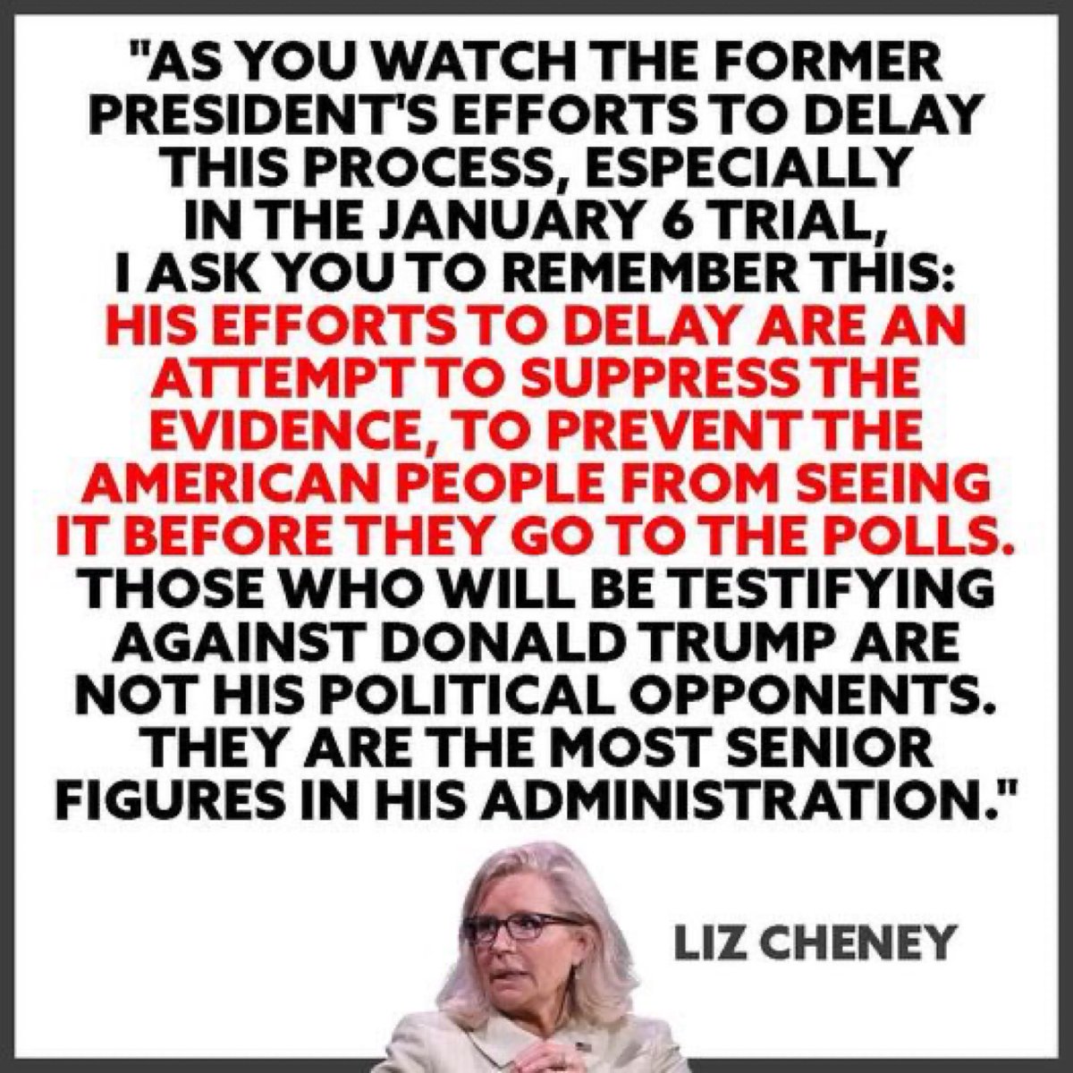 This might be THE single most important thing the Main Stream Media is dropping the ball on👀💯💯💯 DO YOU AGREE WITH LIZ CHENEY? RT if you agree…and make this go viral #StrongerTogether #BlueWave2024 🌊🌊🌊🌊🌊