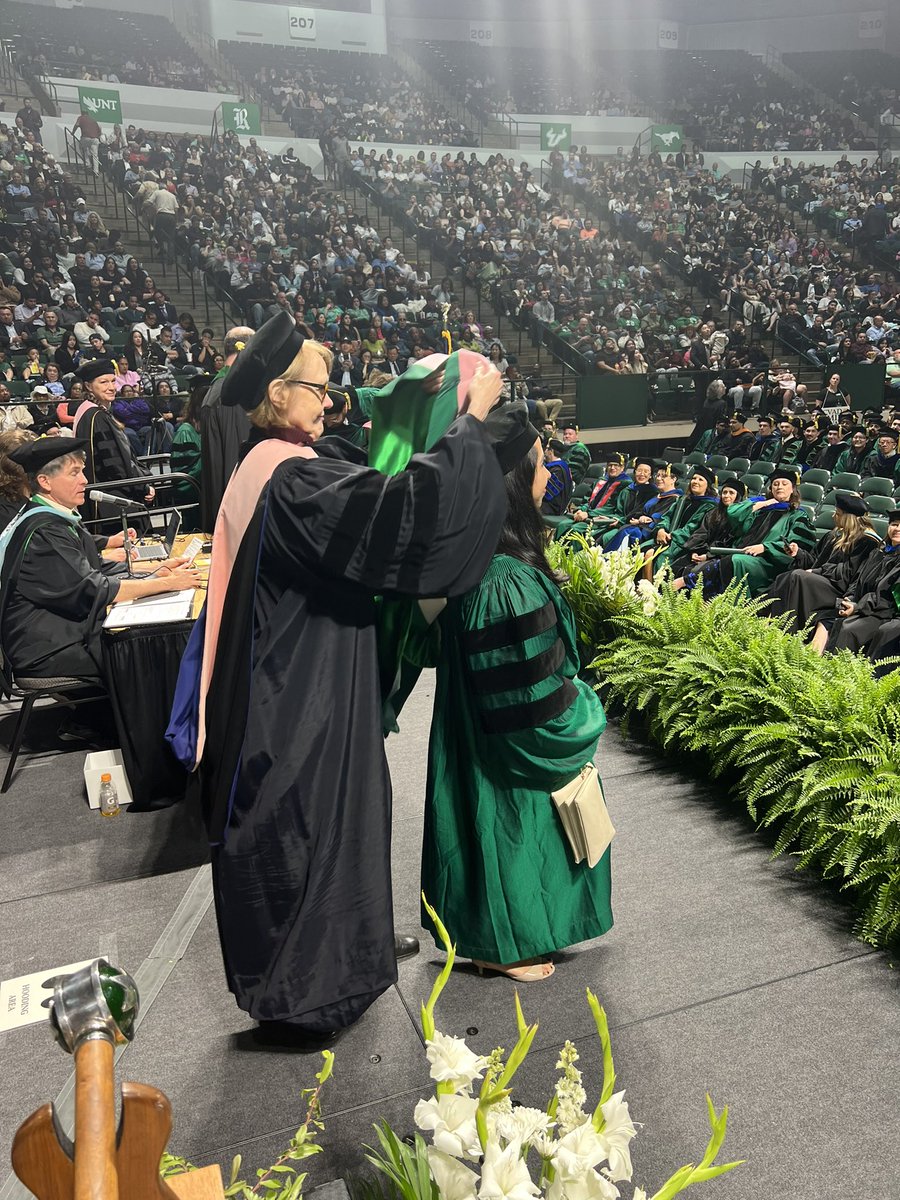 Well, this Doctoral/Masters commencement is the last I will preside over.  It’s been a great run this past 10 years.  Thank you all, and #GoMeanGreen!