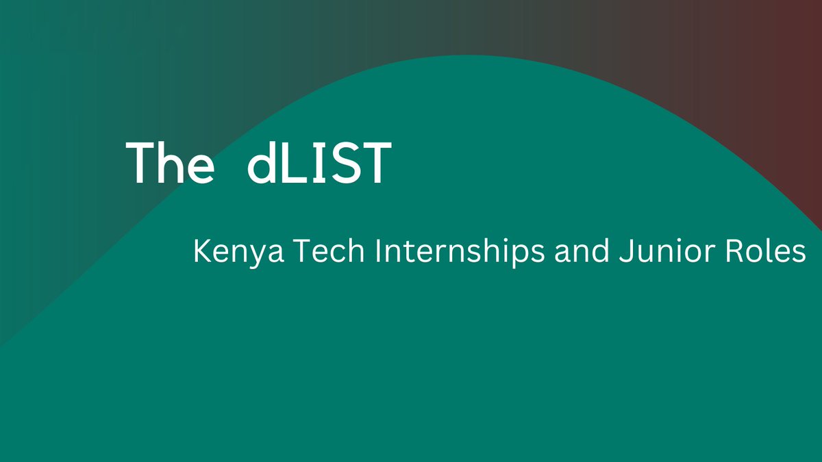 If you are looking for tech internships and junior roles,START WITH THESE 20+ Opportunities

#zaDlist