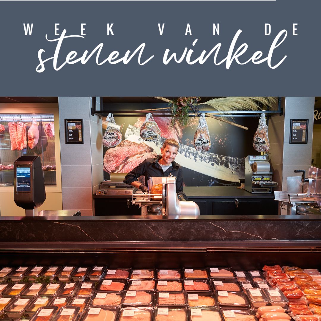 𝗩𝗶𝗲𝗿 𝗱𝗲 '𝗪𝗲𝗲𝗸 𝘃𝗮𝗻 𝗱𝗲 𝗦𝘁𝗲𝗻𝗲𝗻 𝗪𝗶𝗻𝗸𝗲𝗹'! Een week waarin we onze ambachtelijke slagers in het zonnetje zetten. Winkelen door de straten, producten zien, proeven of aanraken, verrast worden door een goed advies....dat is de kracht van lokale winkels.