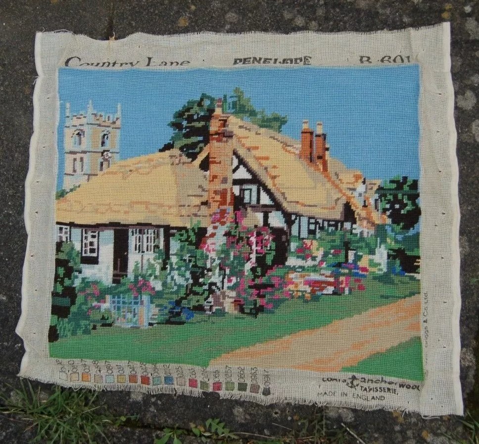 Vintage wool tapestry to buy separately - to reuse in craft projects ebay.co.uk/itm/1853841432… #eBay via @eBay_UK
