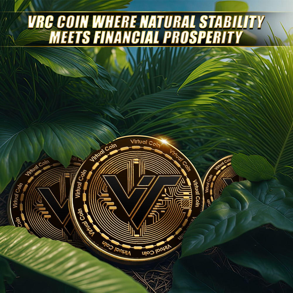 VRC Coin Where natural stability meets financial prosperity effortlessly.

#VRC #BTC #USDT #Bitcoin #cryptomarket #Blockchain #Staking #trading  #VRCCoin #VSwap #BitcoinETF #Eclipse #JPMorgan #Fees #JackDorsey