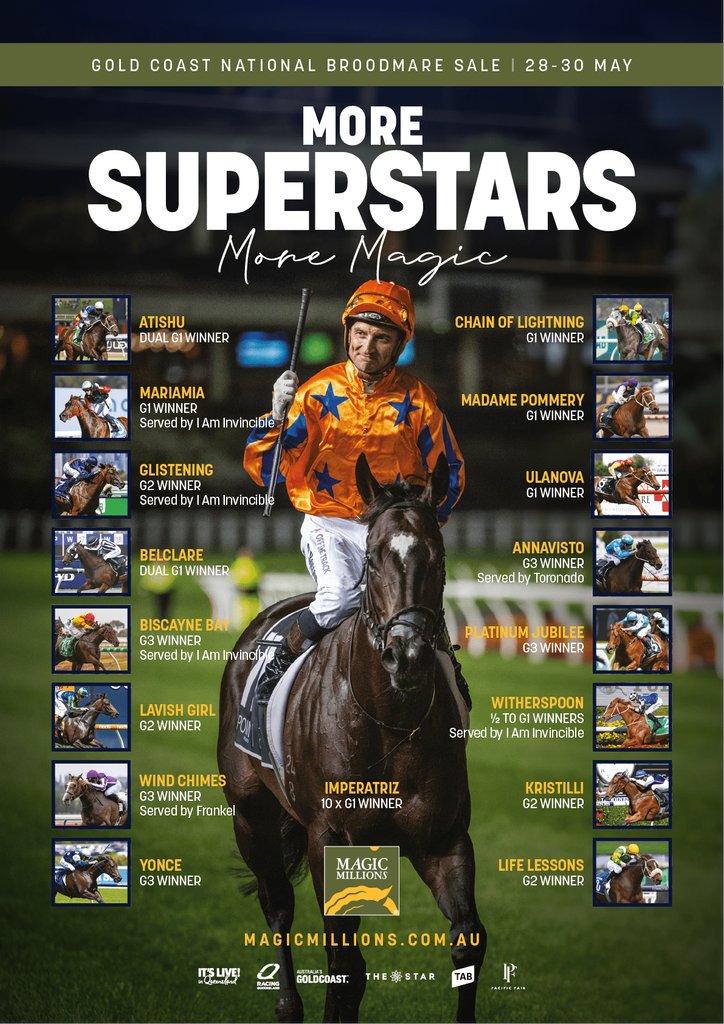 ☀️ | @mmsnippets National Broodmare Sale More Superstars ⭐️ More Magic 🪄