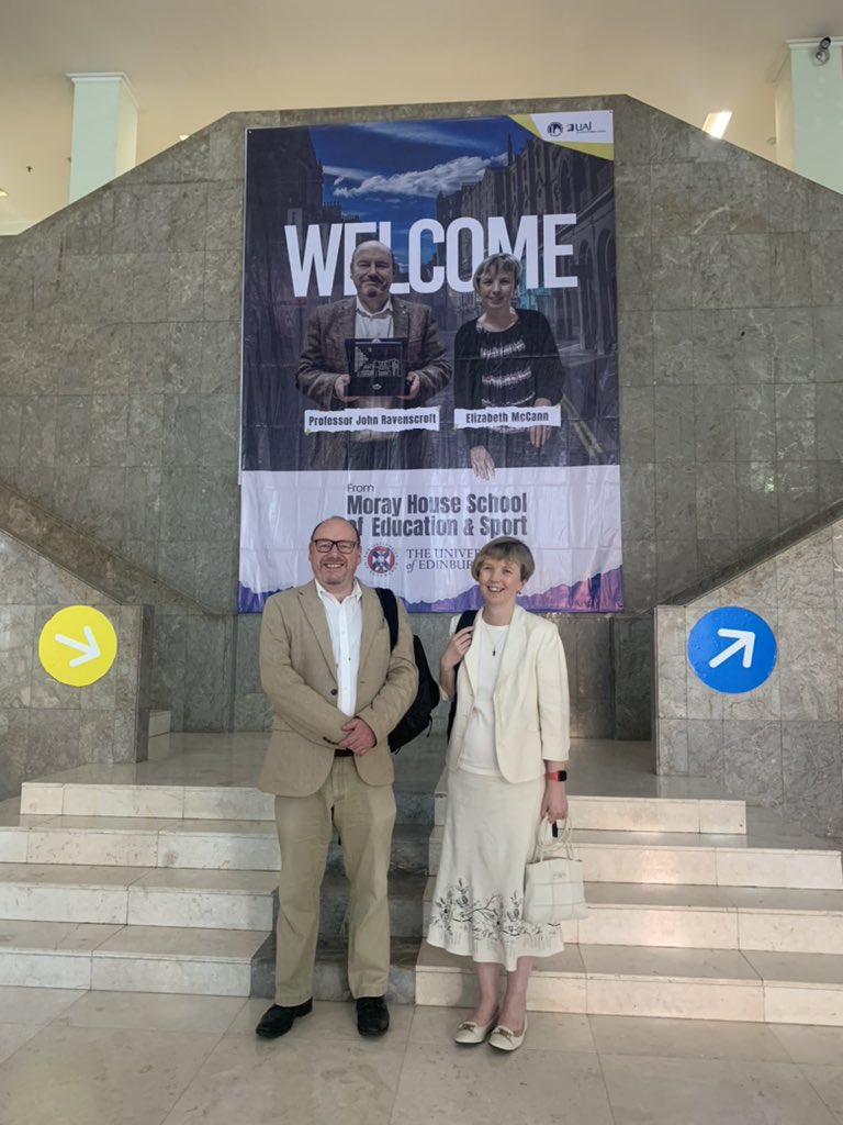 There is a welcome, and then there is a welcome. @MorayHouse @BritishCouncil @UAlazhar